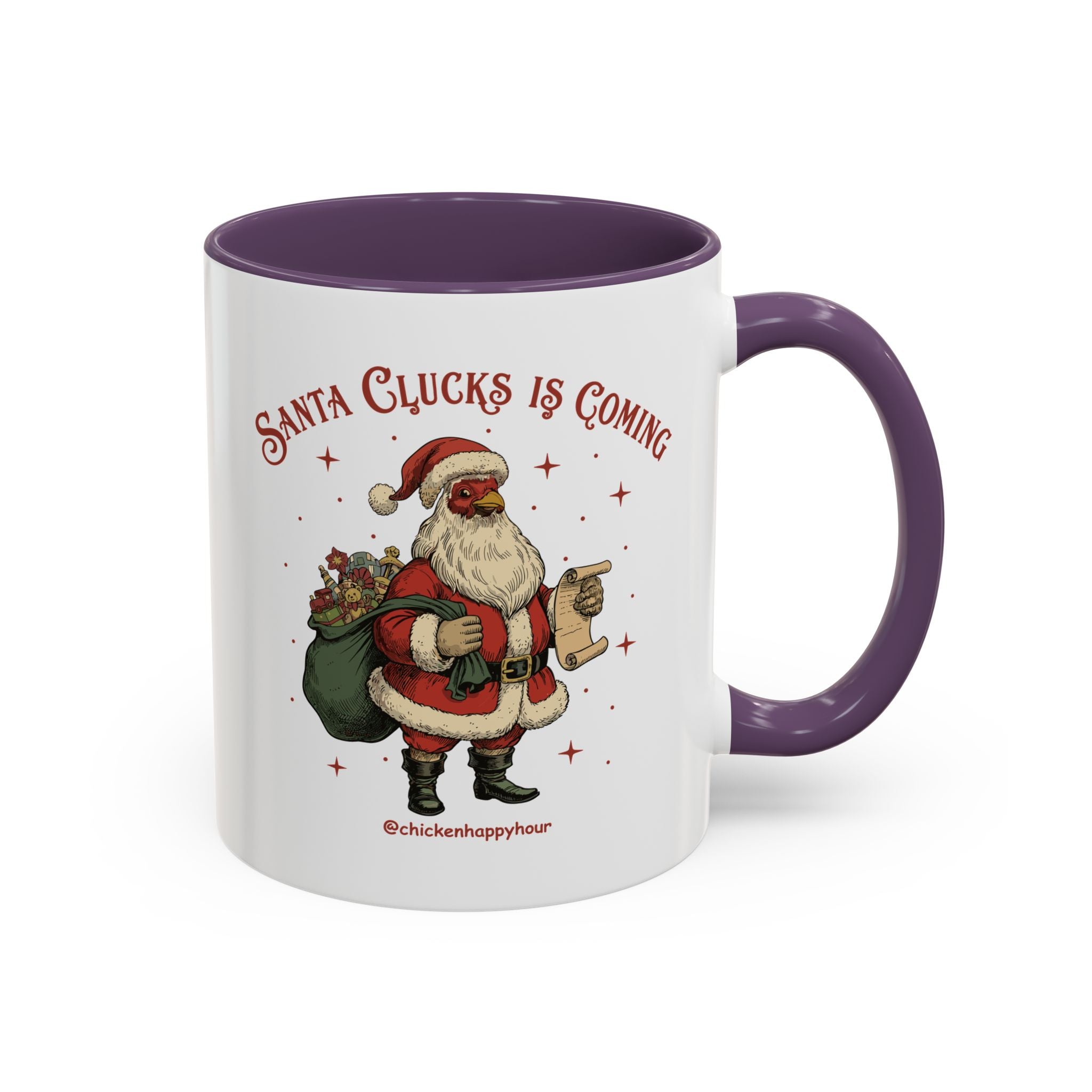 Santa Clucks Is Coming Coffee Mug