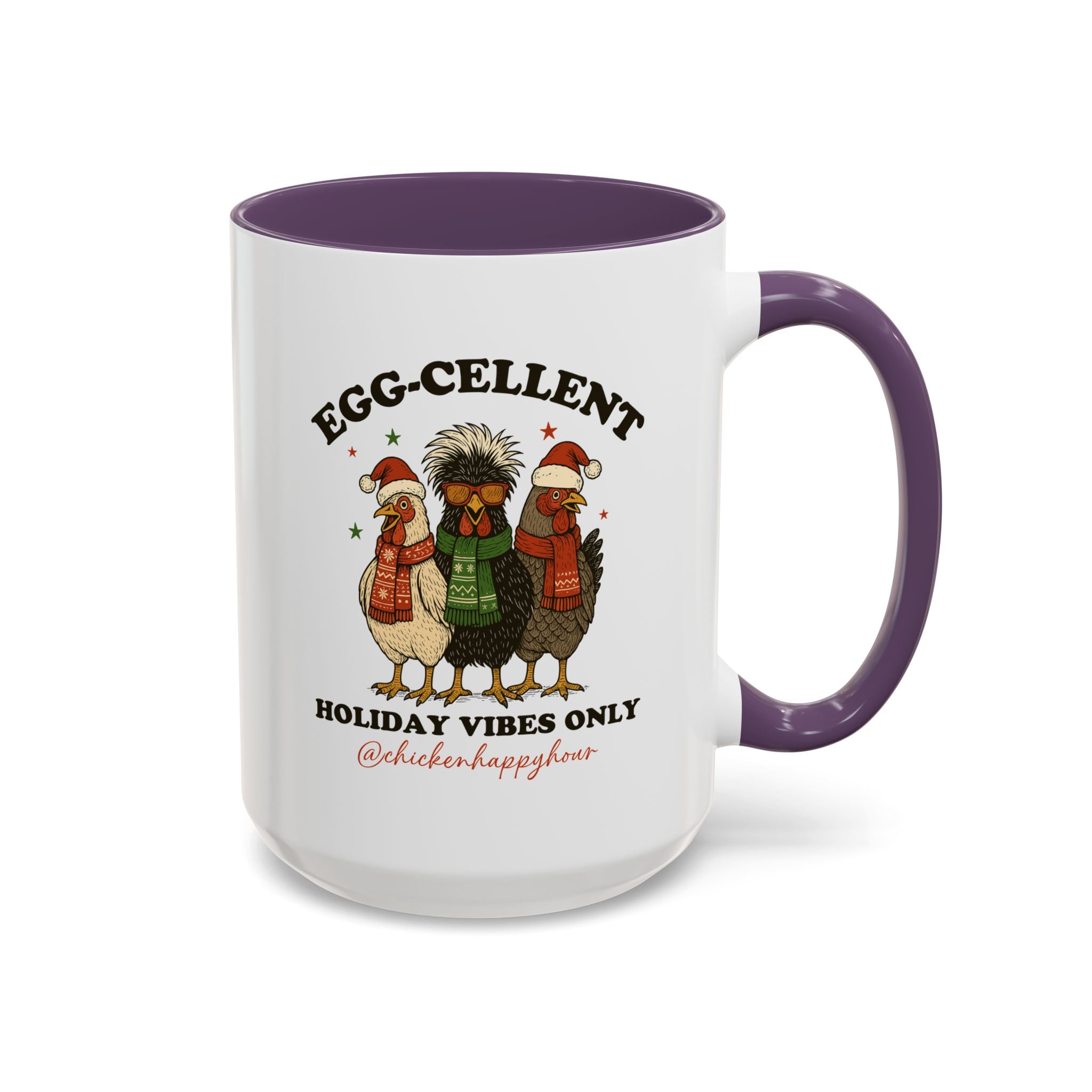 Egg-Cellent Holiday Vibes Only Coffee Mug