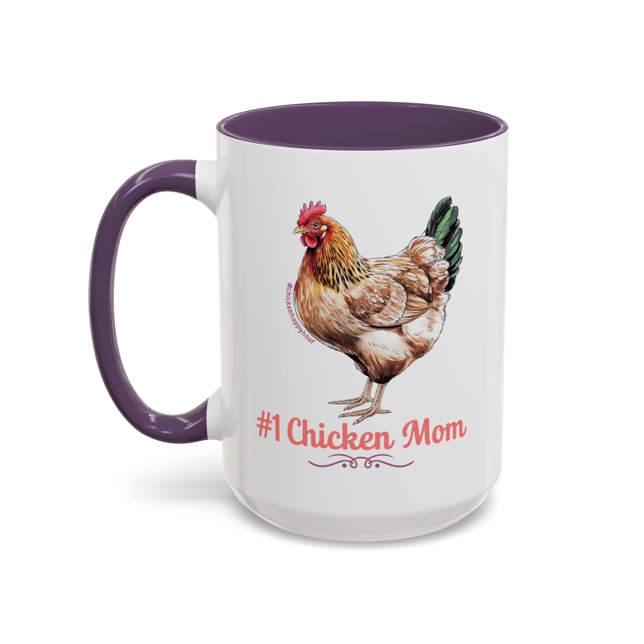 #1 Chicken Mom Coffee Mug