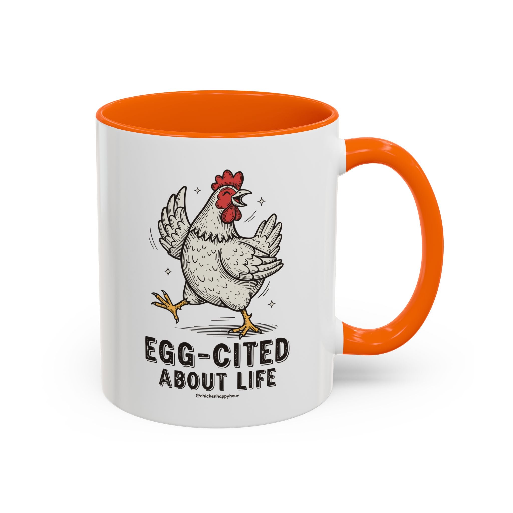 Egg-Cited About Life Coffee Mug