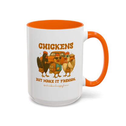 Chickens But Make it Fashion Coffee Mug