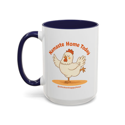 Namaste Cluck Coffee Mug