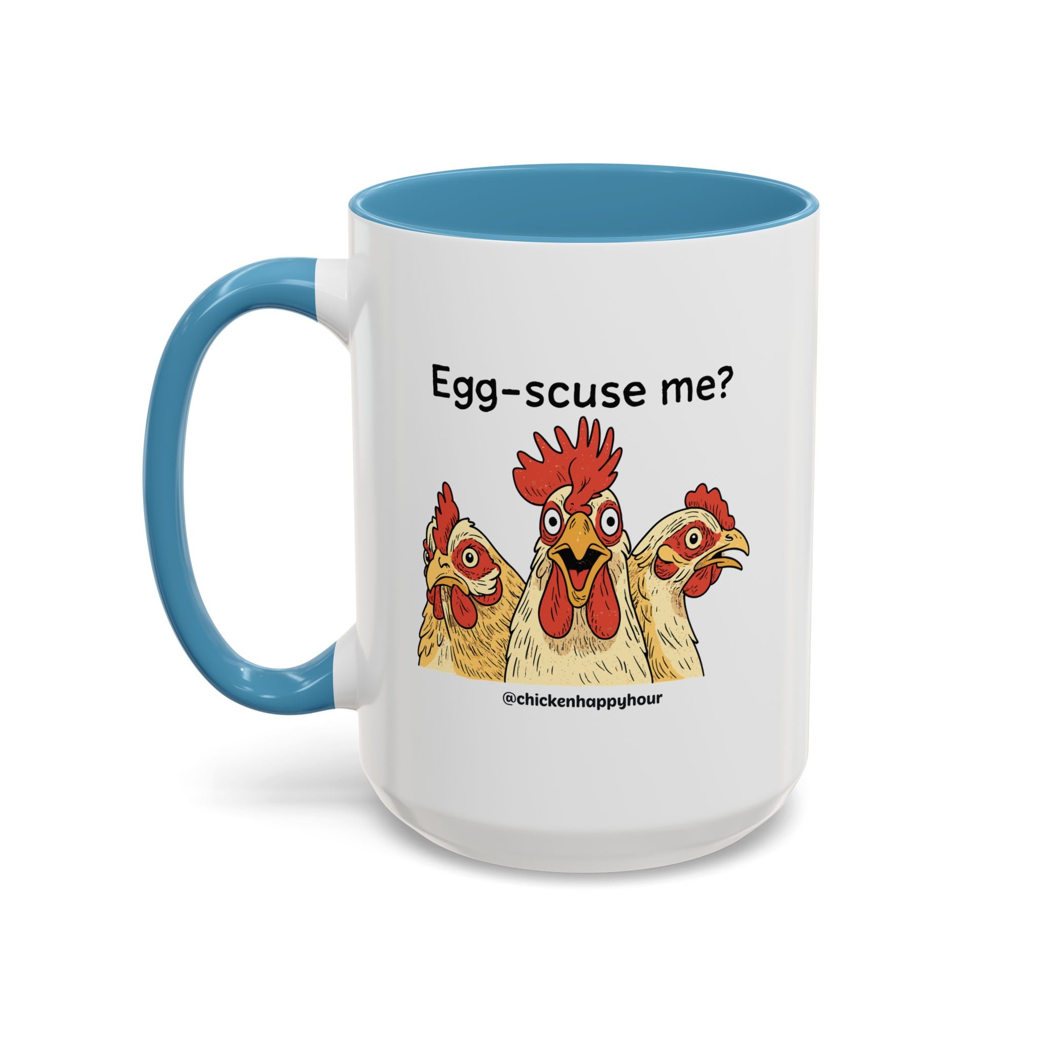 Egg-Scuse Me Coffee Mug