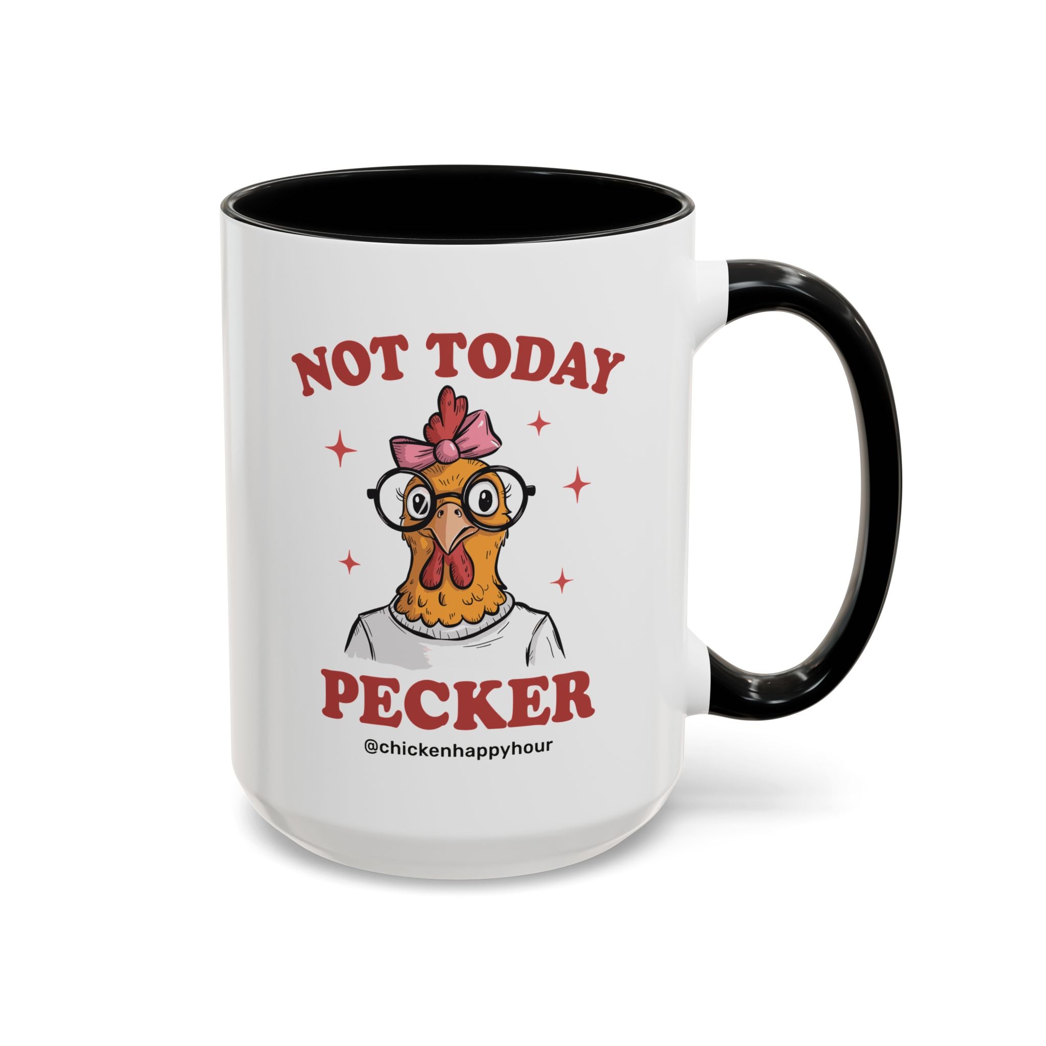 Not Today Pecker Coffee Mug
