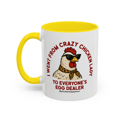Went From Crazy Chicken Lady Coffee Mug