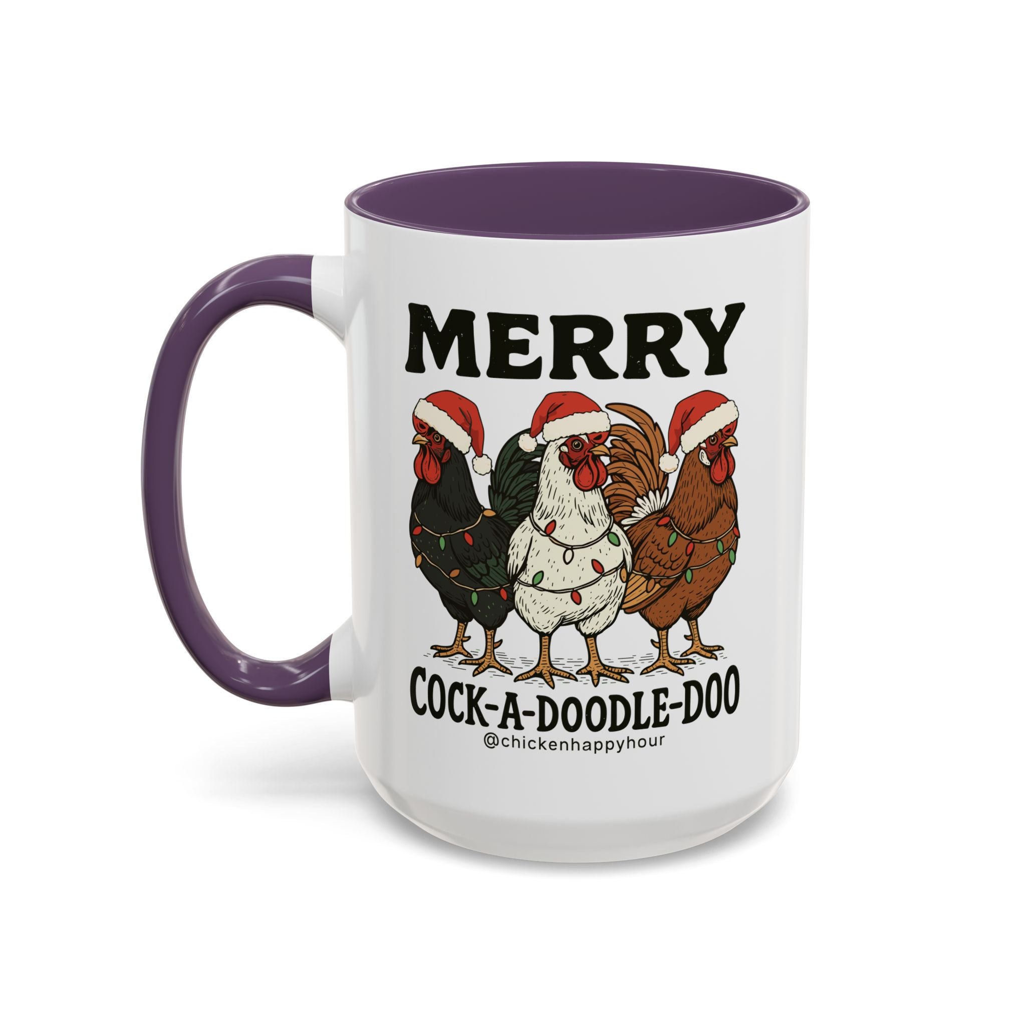 Merry Cock  a Doodle Doo Coffee Mug