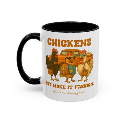 Chickens But Make it Fashion Coffee Mug