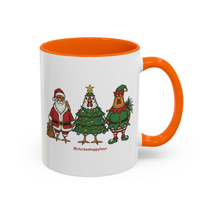 Christmas Chicken Coffee Mug