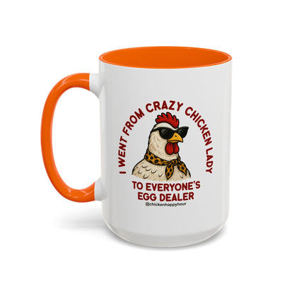 Went From Crazy Chicken Lady Coffee Mug