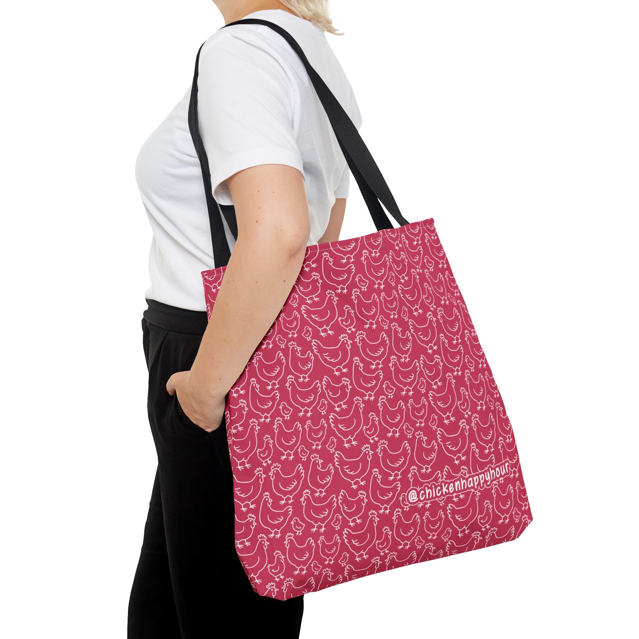 Chickens Pattern Tote Bag