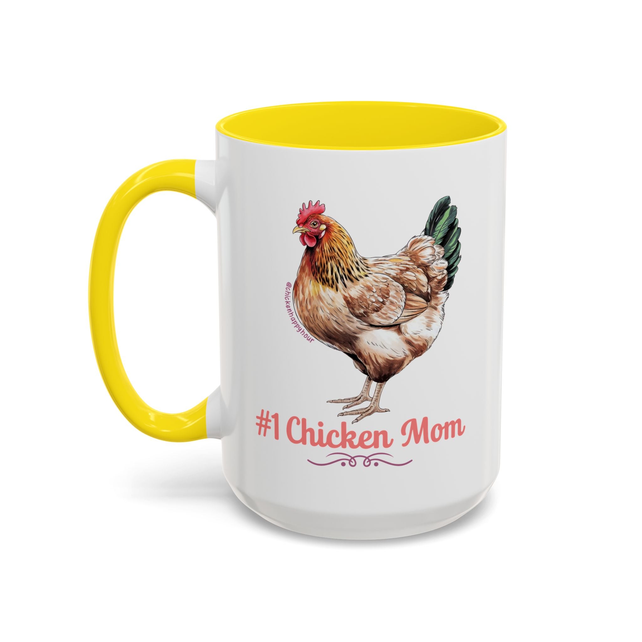 #1 Chicken Mom Coffee Mug