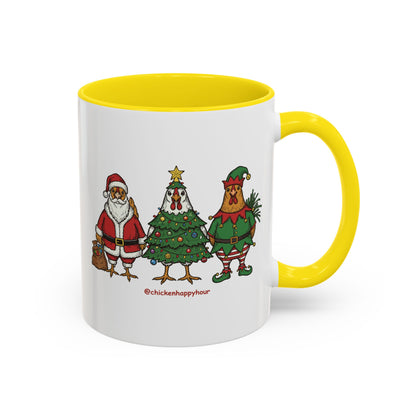 Christmas Chicken Coffee Mug