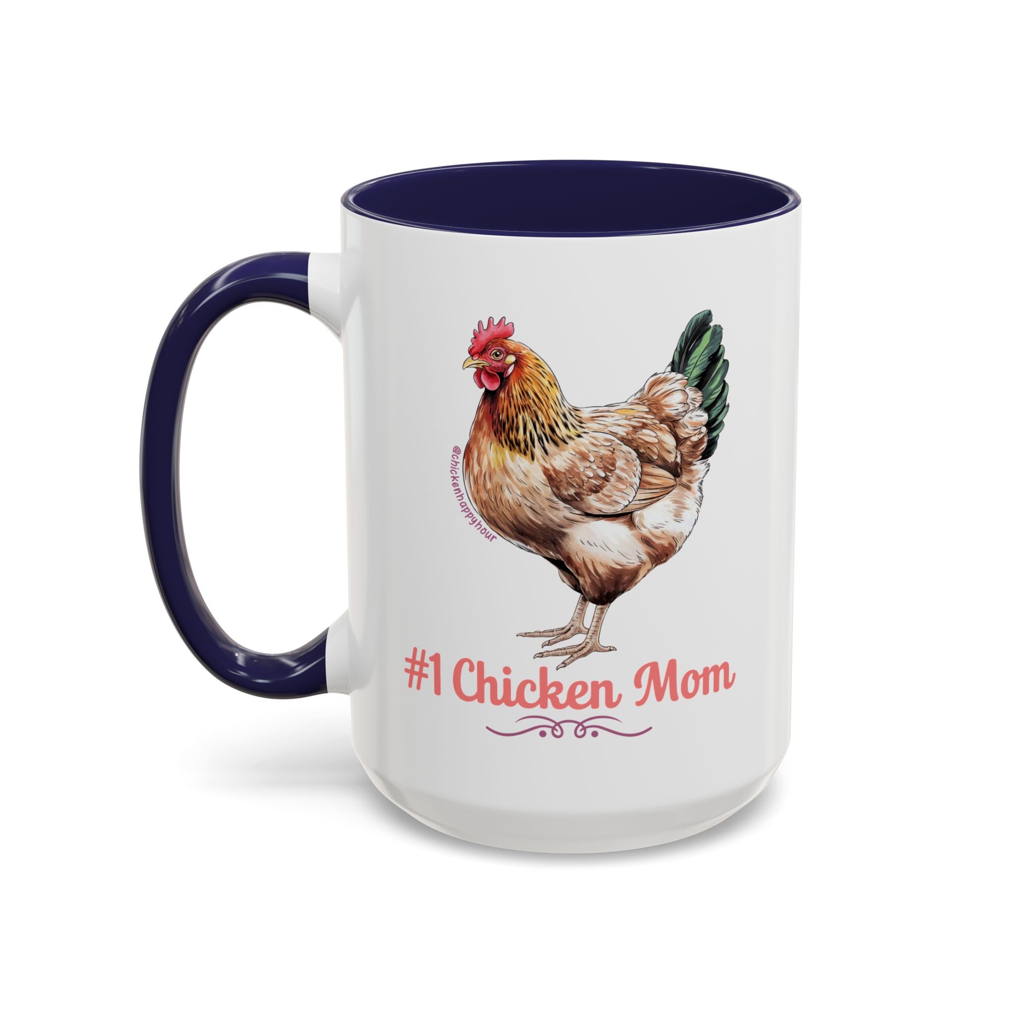 #1 Chicken Mom Coffee Mug