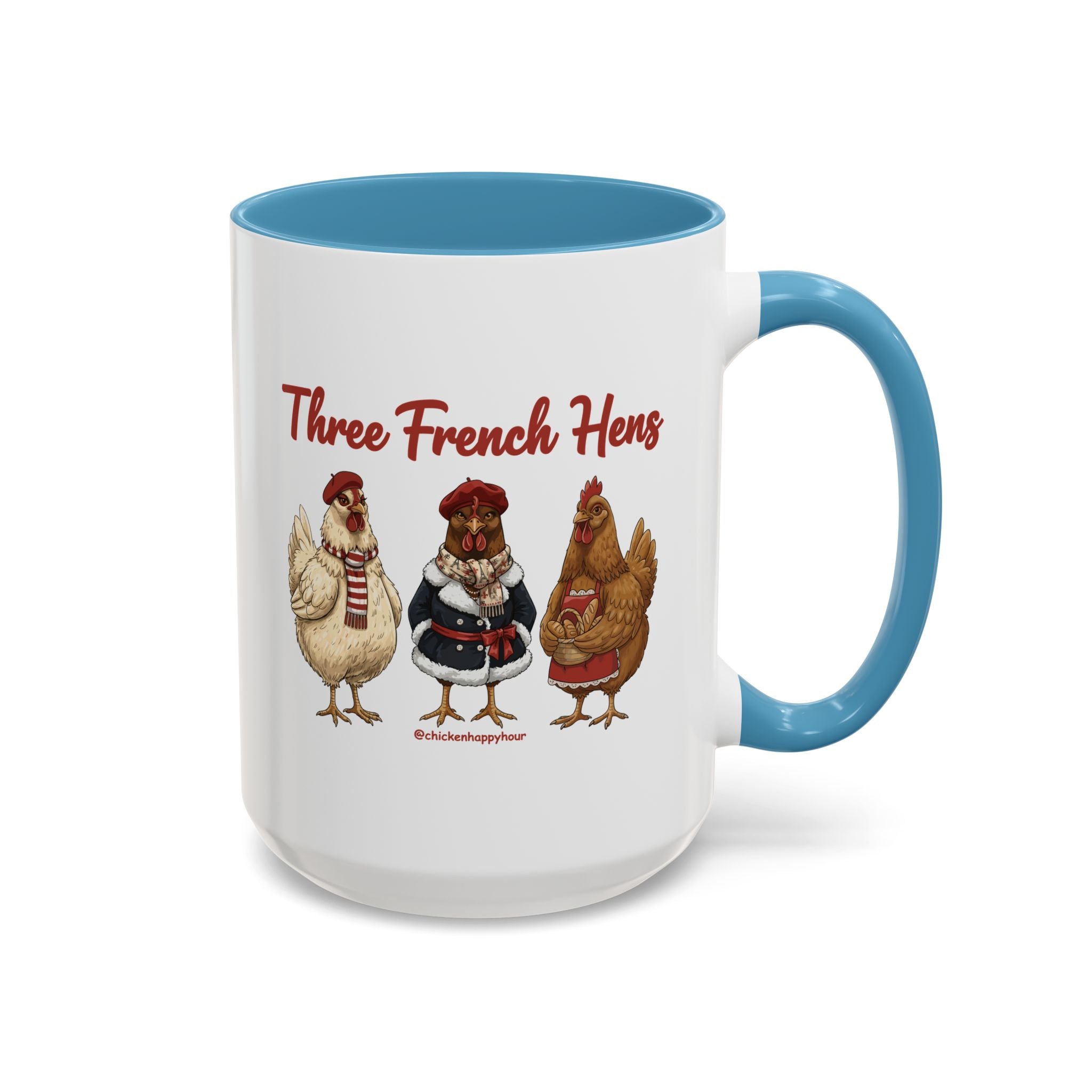 Three French Hens Coffee Mug