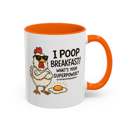 I Poop Breakfast Coffee Mug