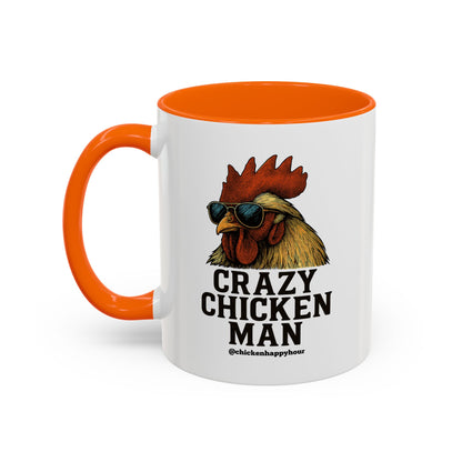 Crazy Chicken Man Coffee Mug