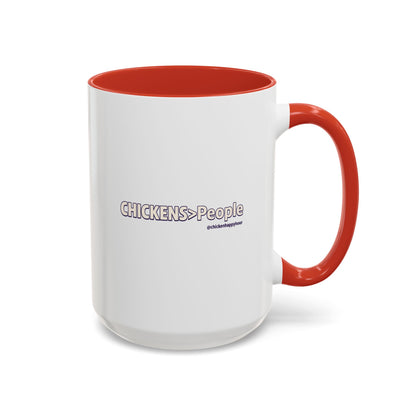 CHICKENS People Coffee Mug