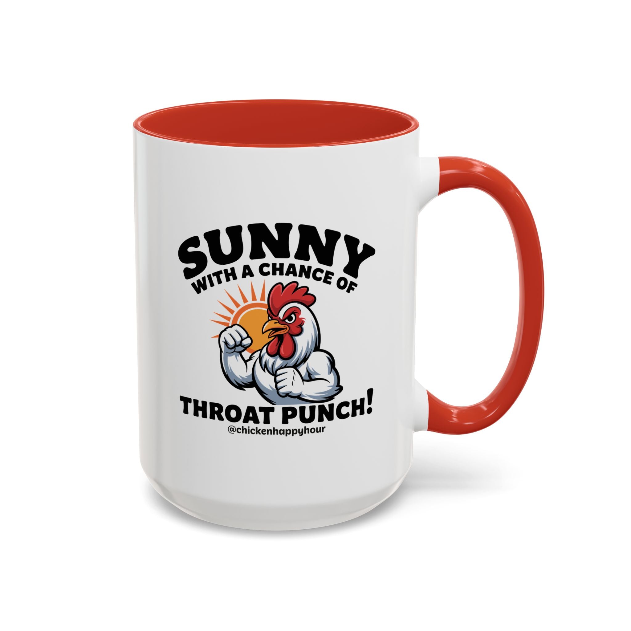 Sunny with a Chance of Throat Punch Coffee Mug