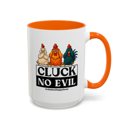 Cluck, No Evil Coffee Mug