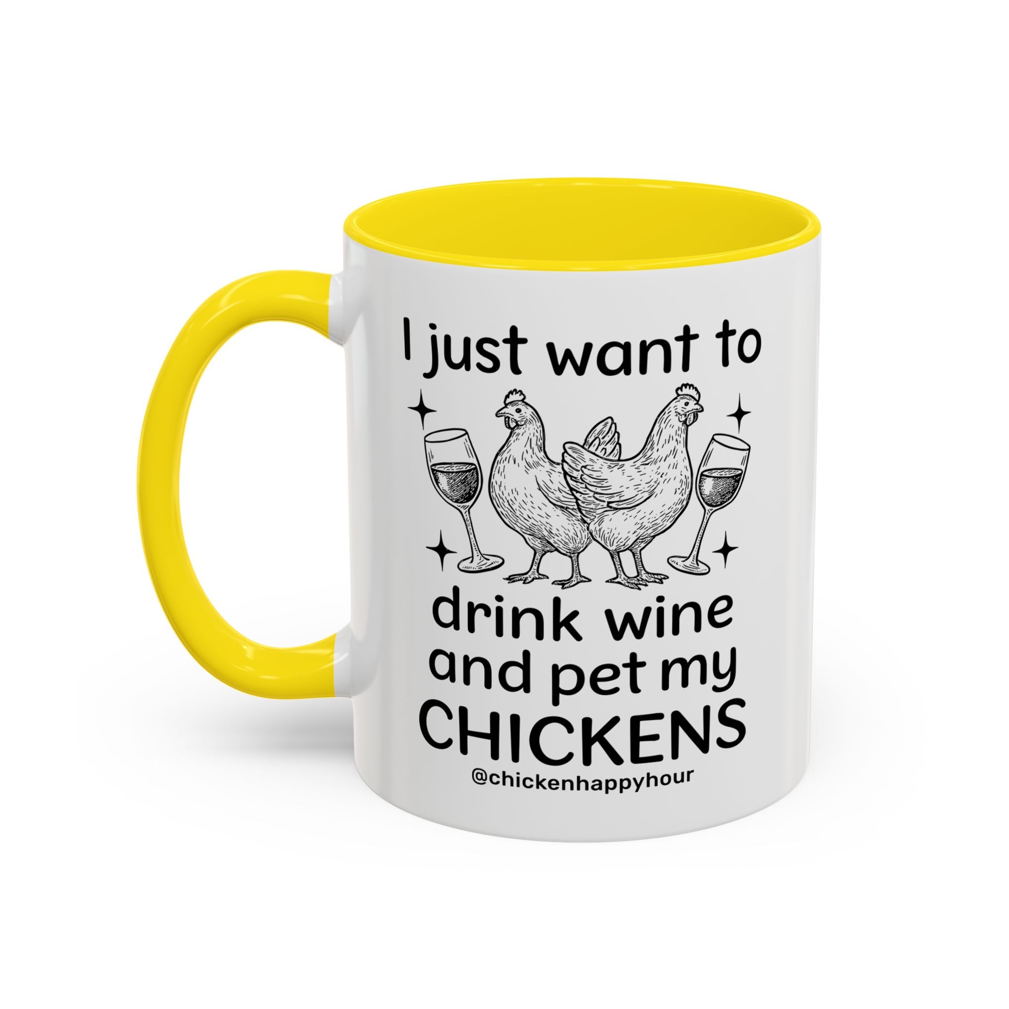 Wine and Chickens Coffee Mug