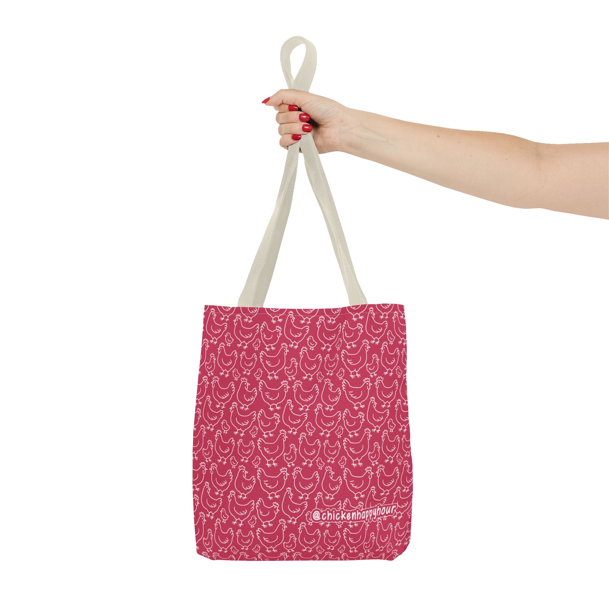 Chickens Pattern Tote Bag