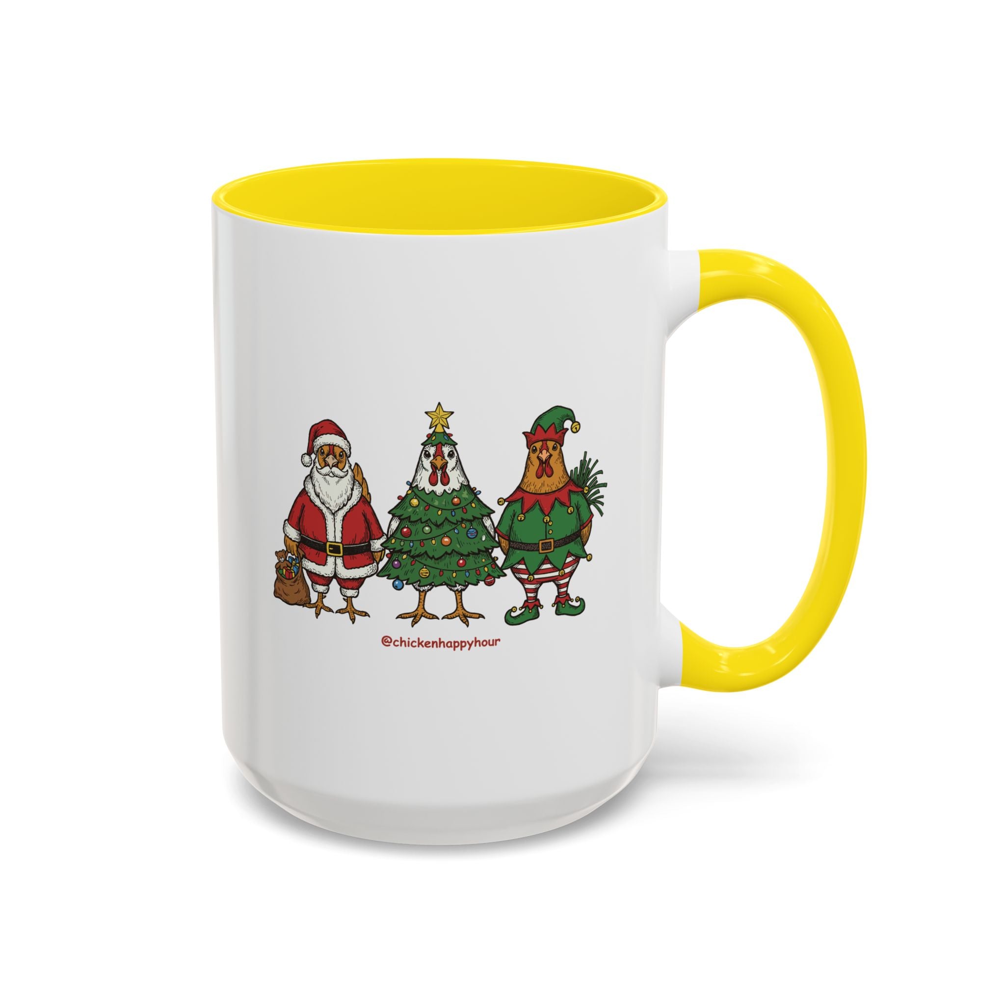 Christmas Chicken Coffee Mug