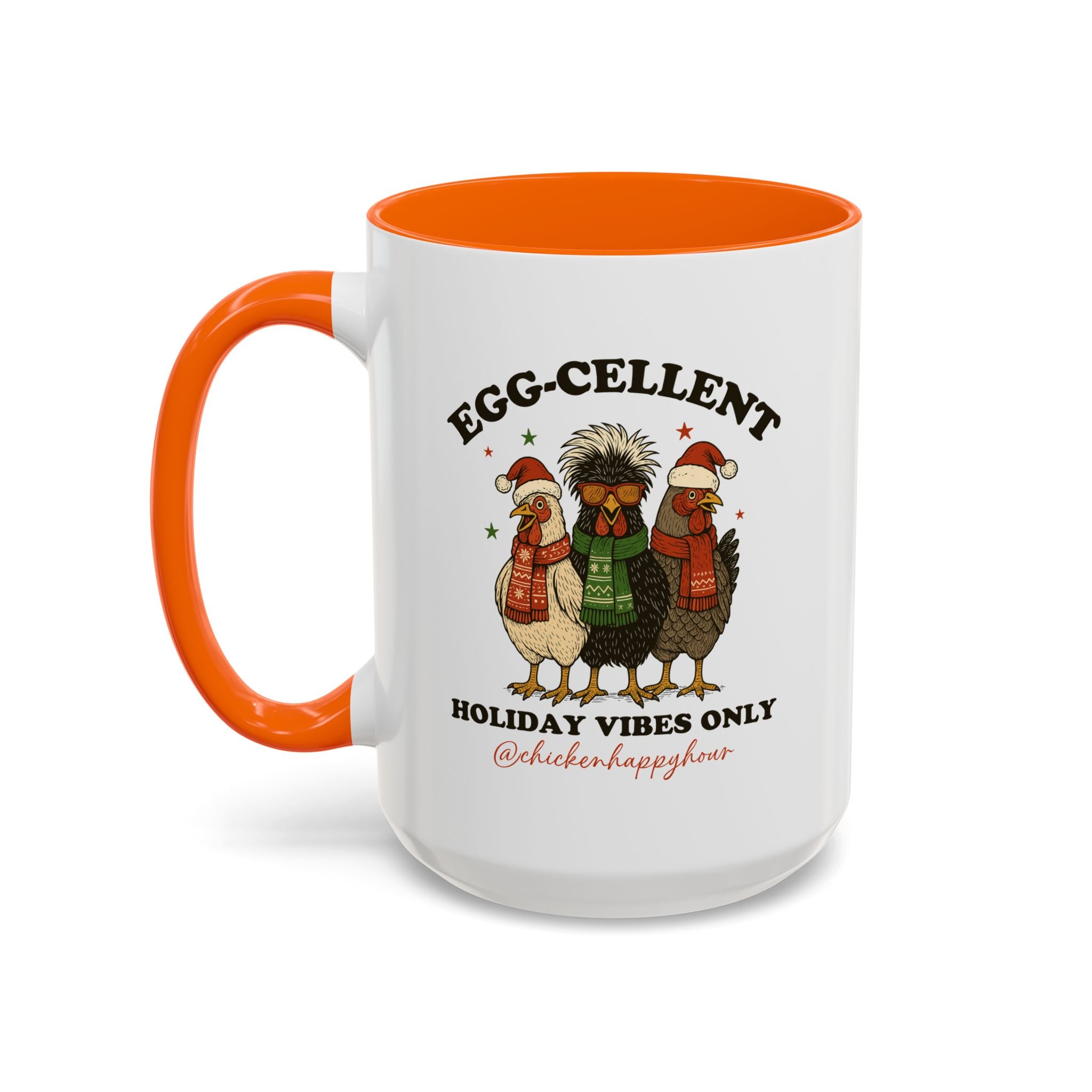 Egg-Cellent Holiday Vibes Only Coffee Mug
