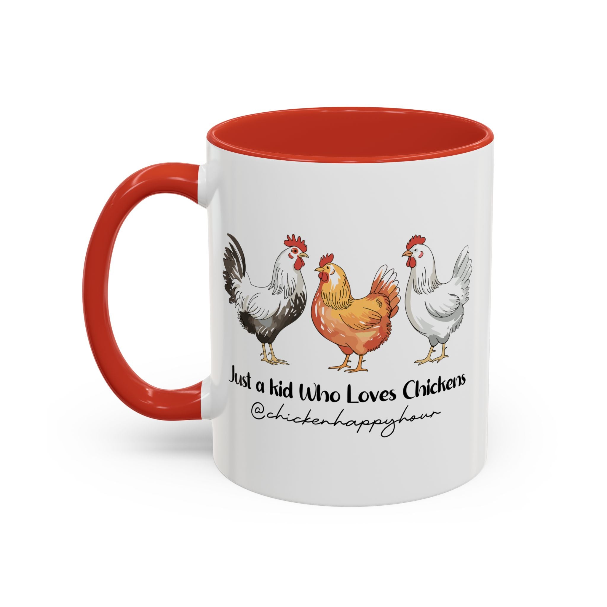 Just a kid Who Loves Chickens Coffee Mug