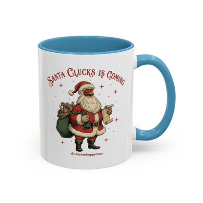 Santa Clucks Is Coming Coffee Mug