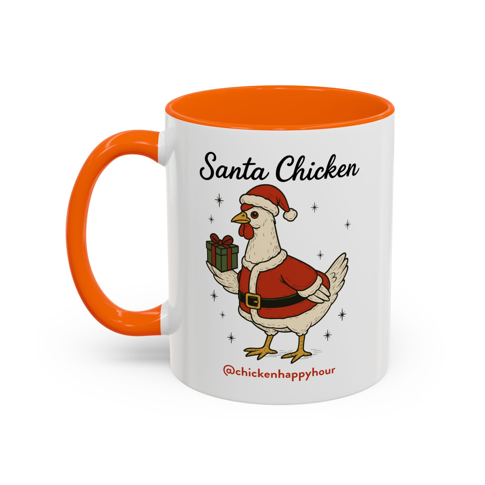 Santa Chicken Coffee Mug