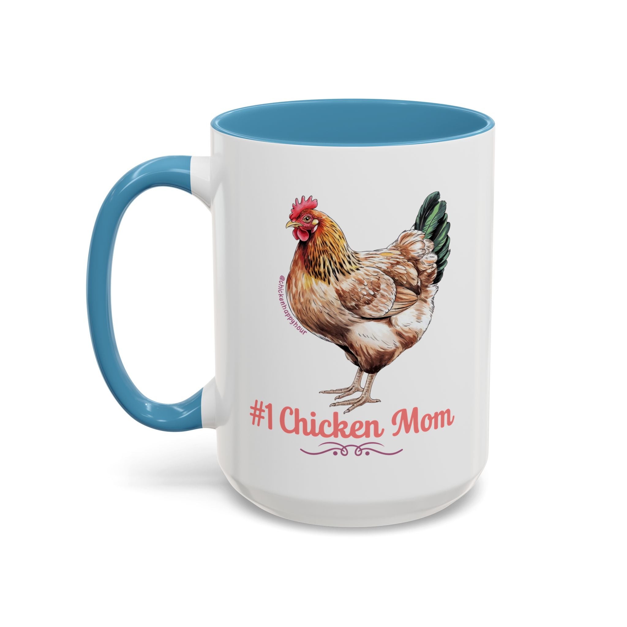 #1 Chicken Mom Coffee Mug