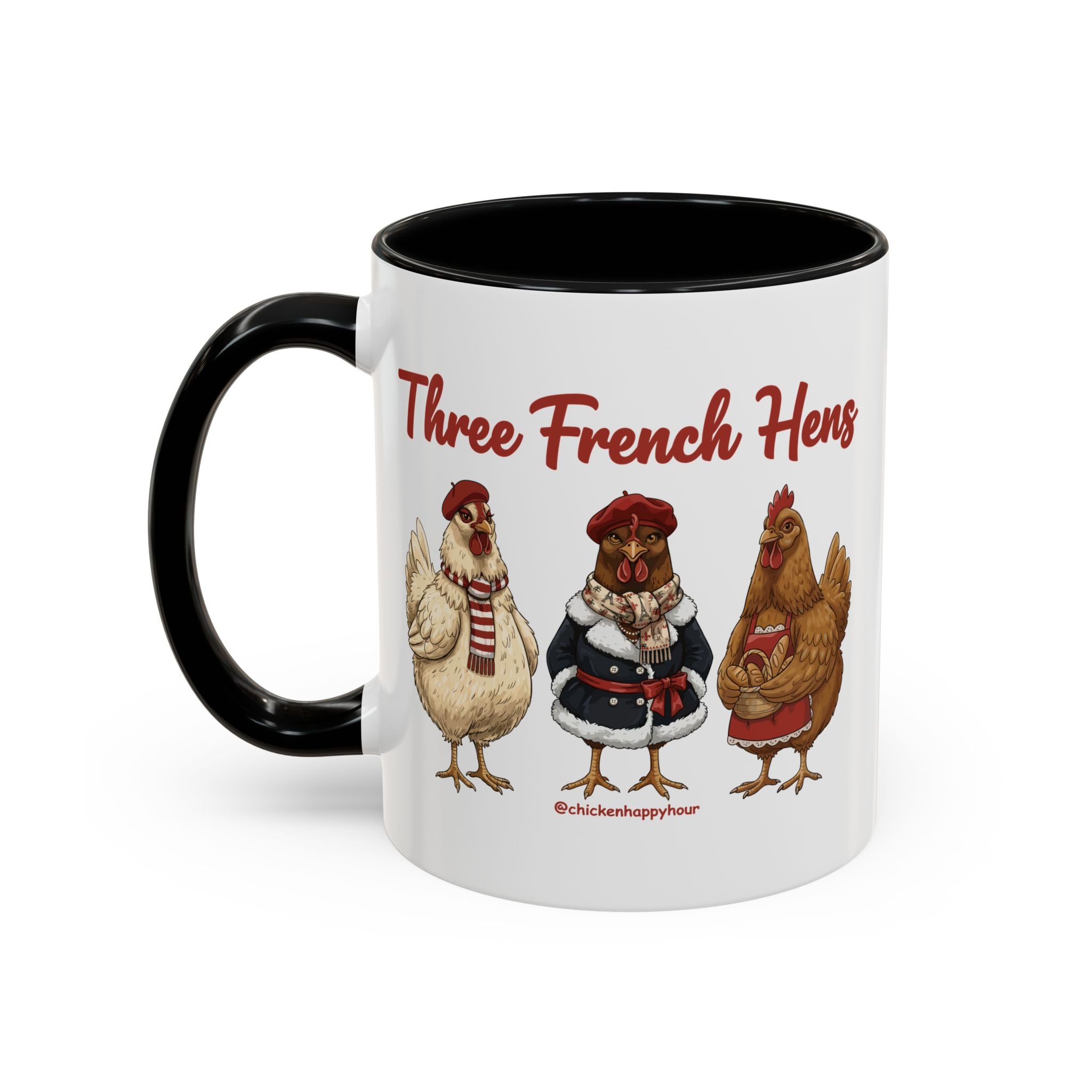 Three French Hens Coffee Mug