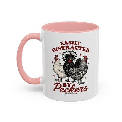 Easily Distracted By Peckers Coffee Mug