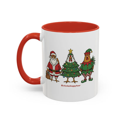 Christmas Chicken Coffee Mug