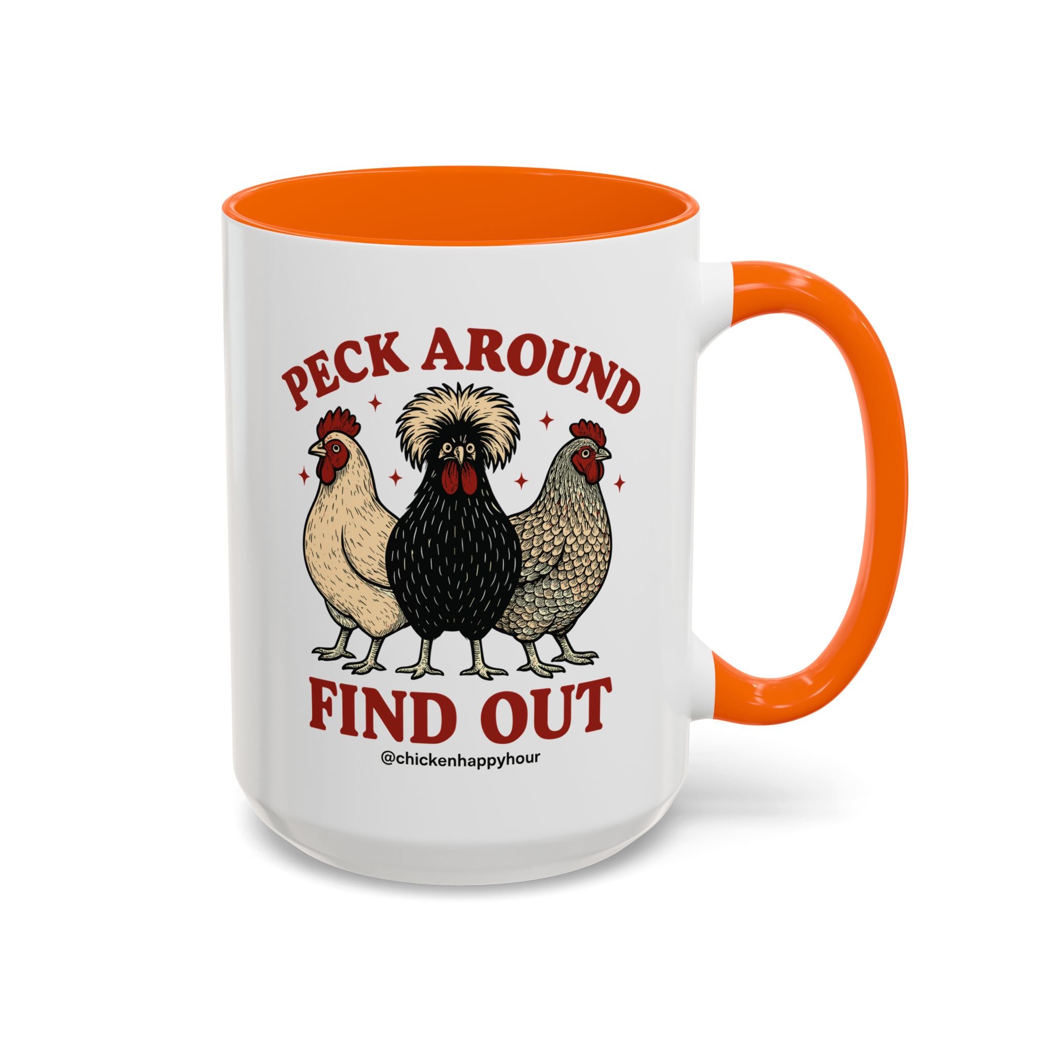 Peck Around Find Out Coffee Mug