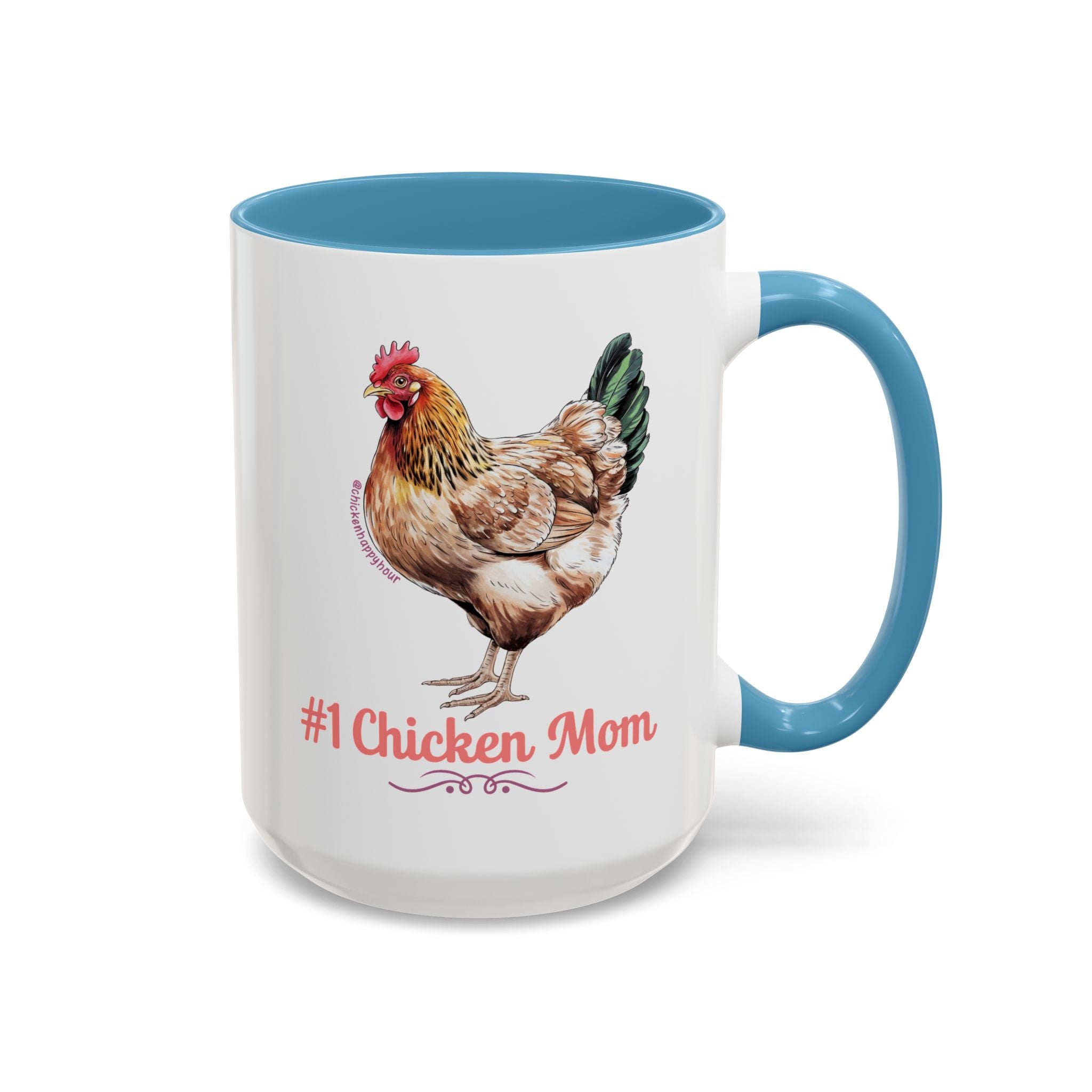 #1 Chicken Mom Coffee Mug