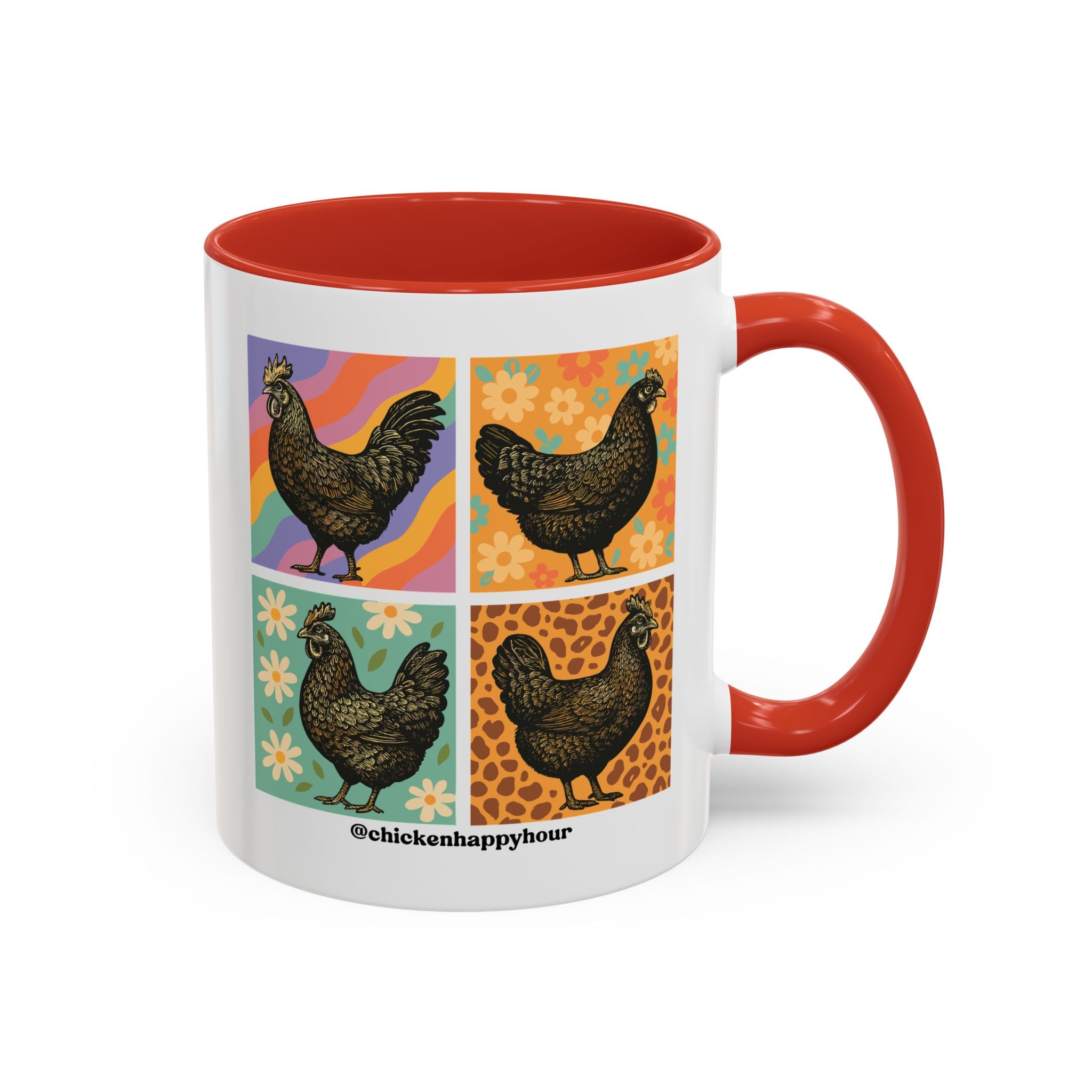 Retro Chicken Coffee Mug