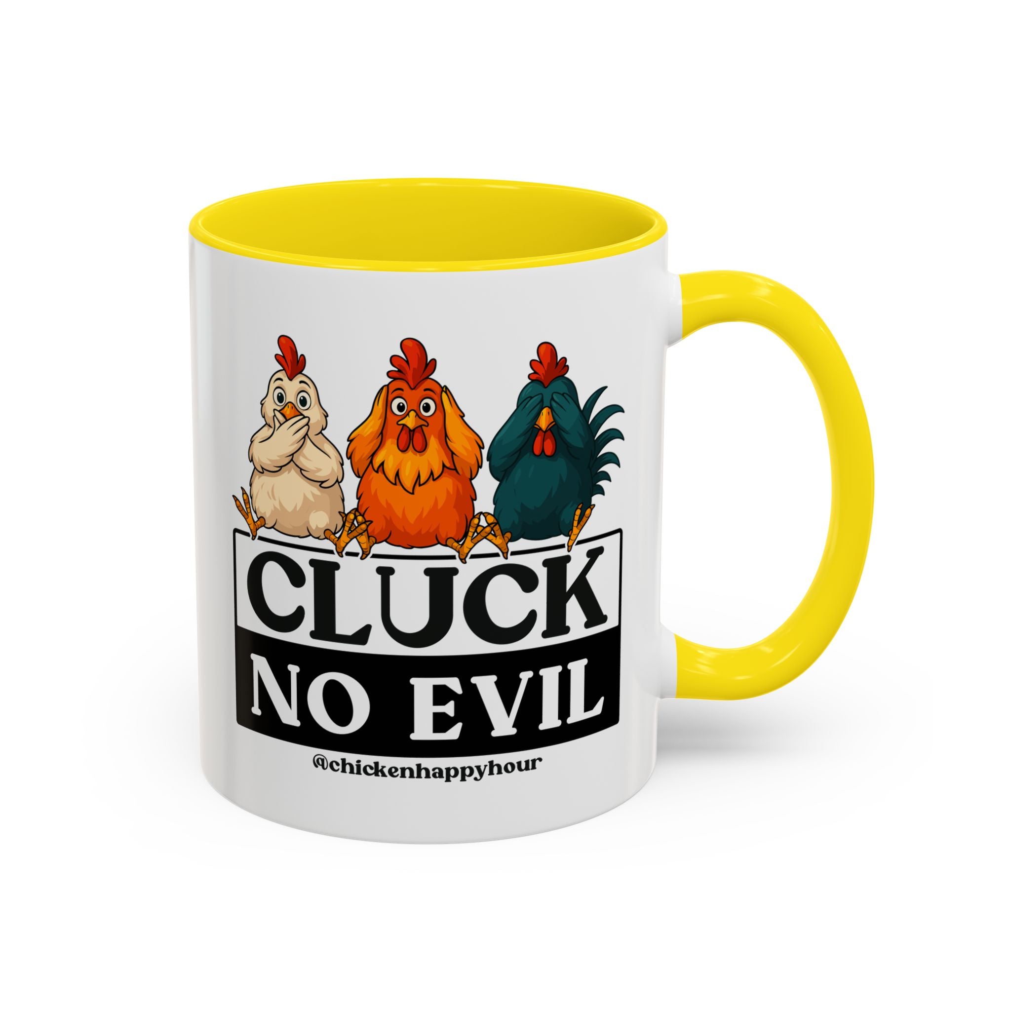 Cluck, No Evil Coffee Mug