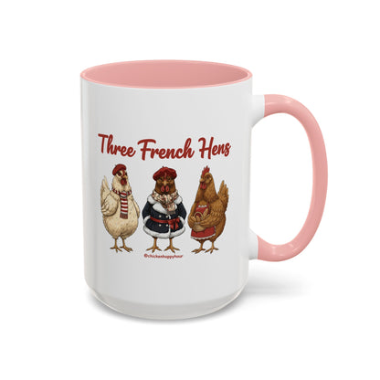 Three French Hens Coffee Mug