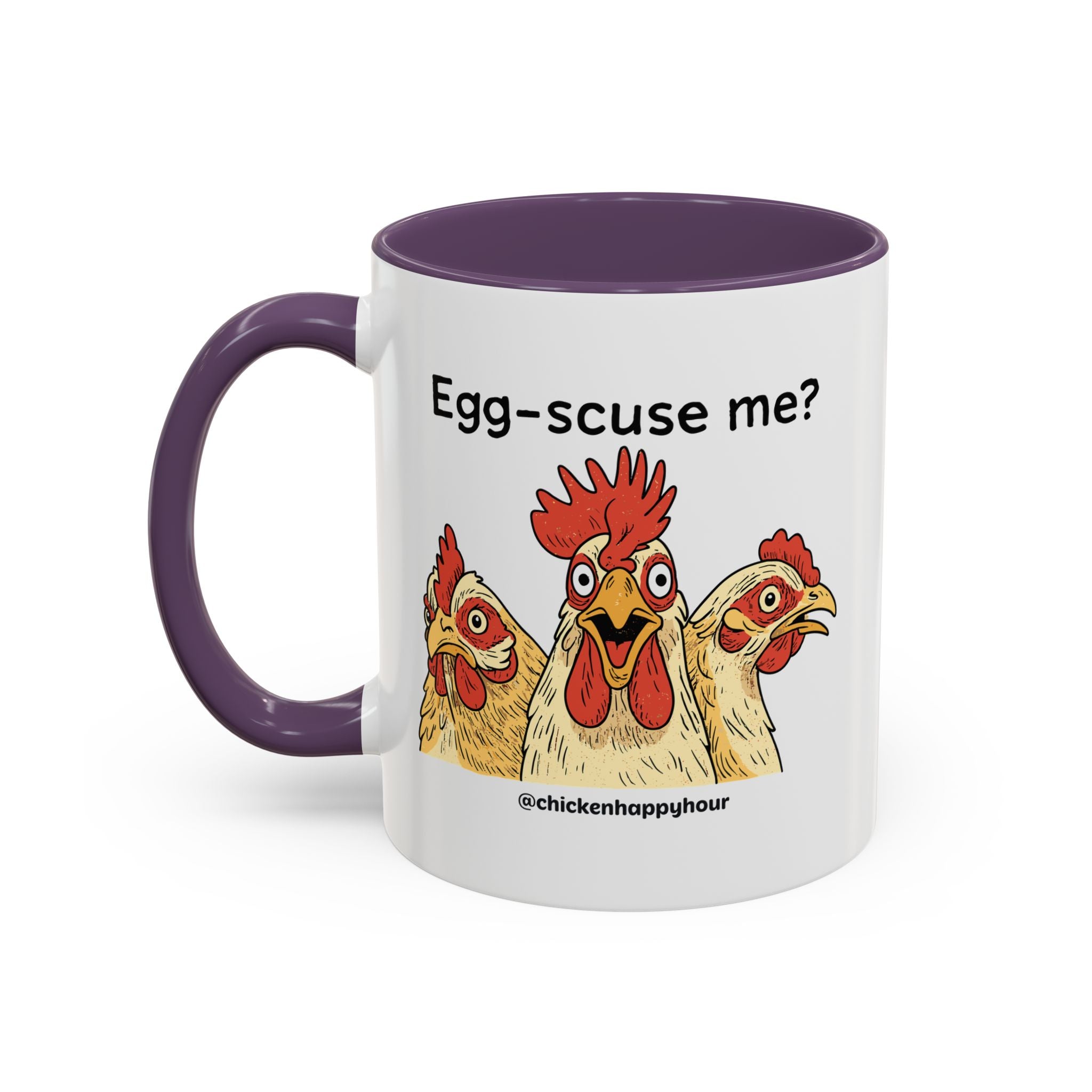 Egg-Scuse Me Coffee Mug