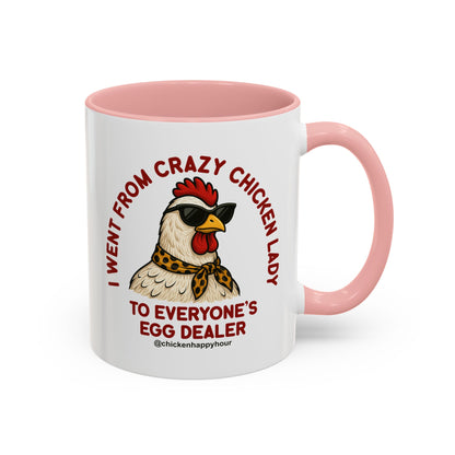 Went From Crazy Chicken Lady Coffee Mug
