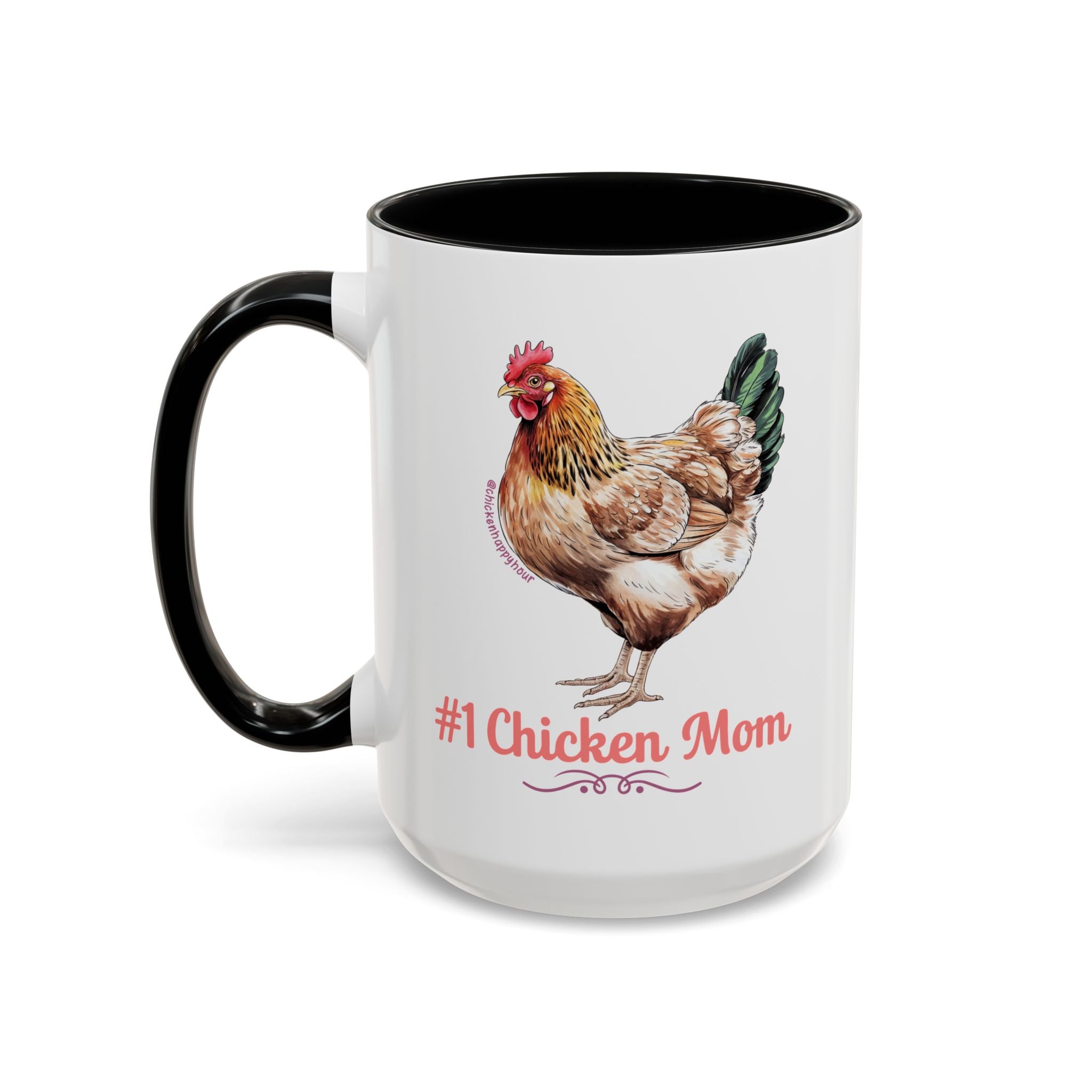#1 Chicken Mom Coffee Mug