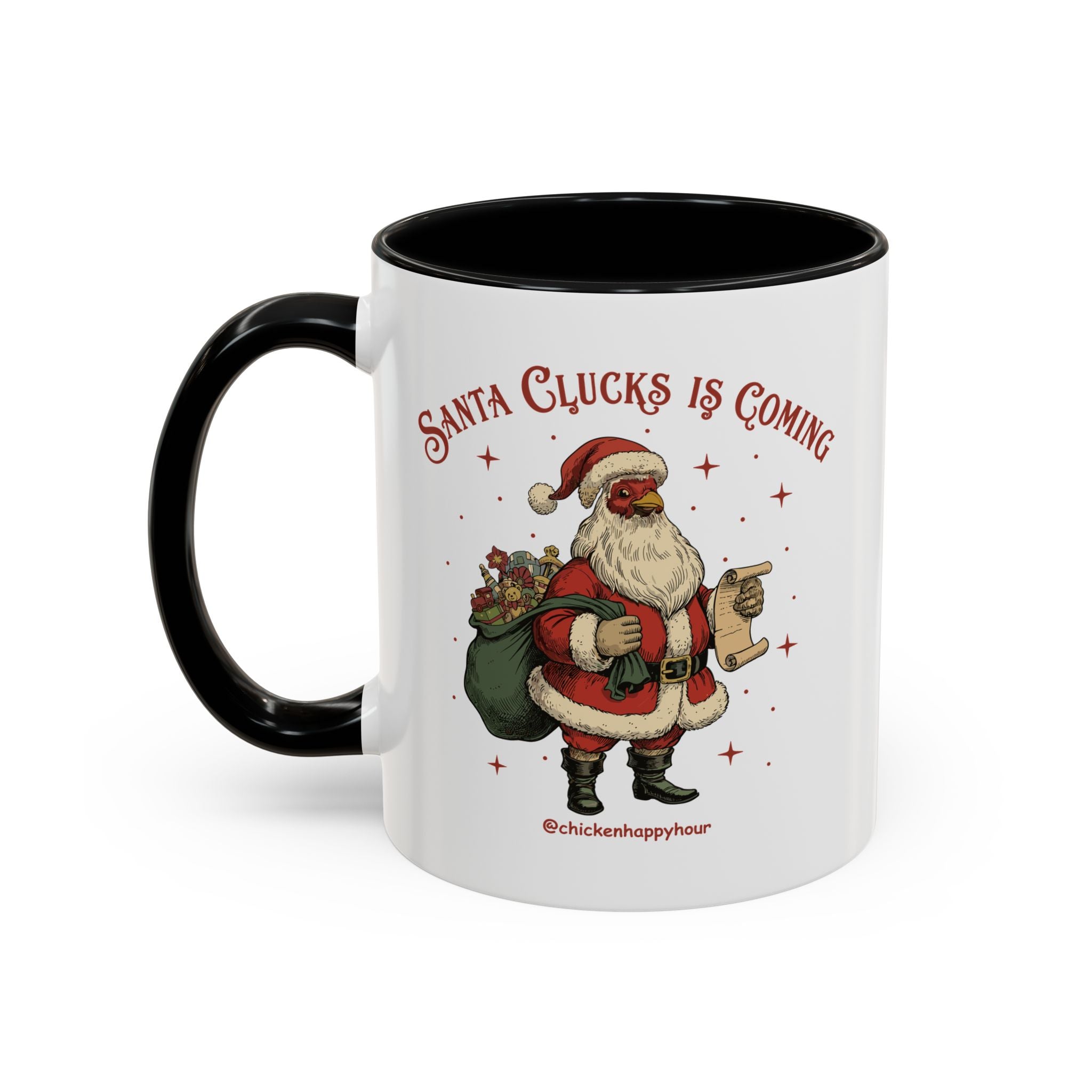 Santa Clucks Is Coming Coffee Mug