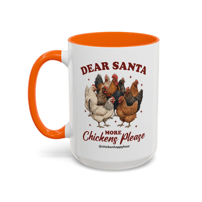 Dear Santa More Chickens Please Coffee Mug