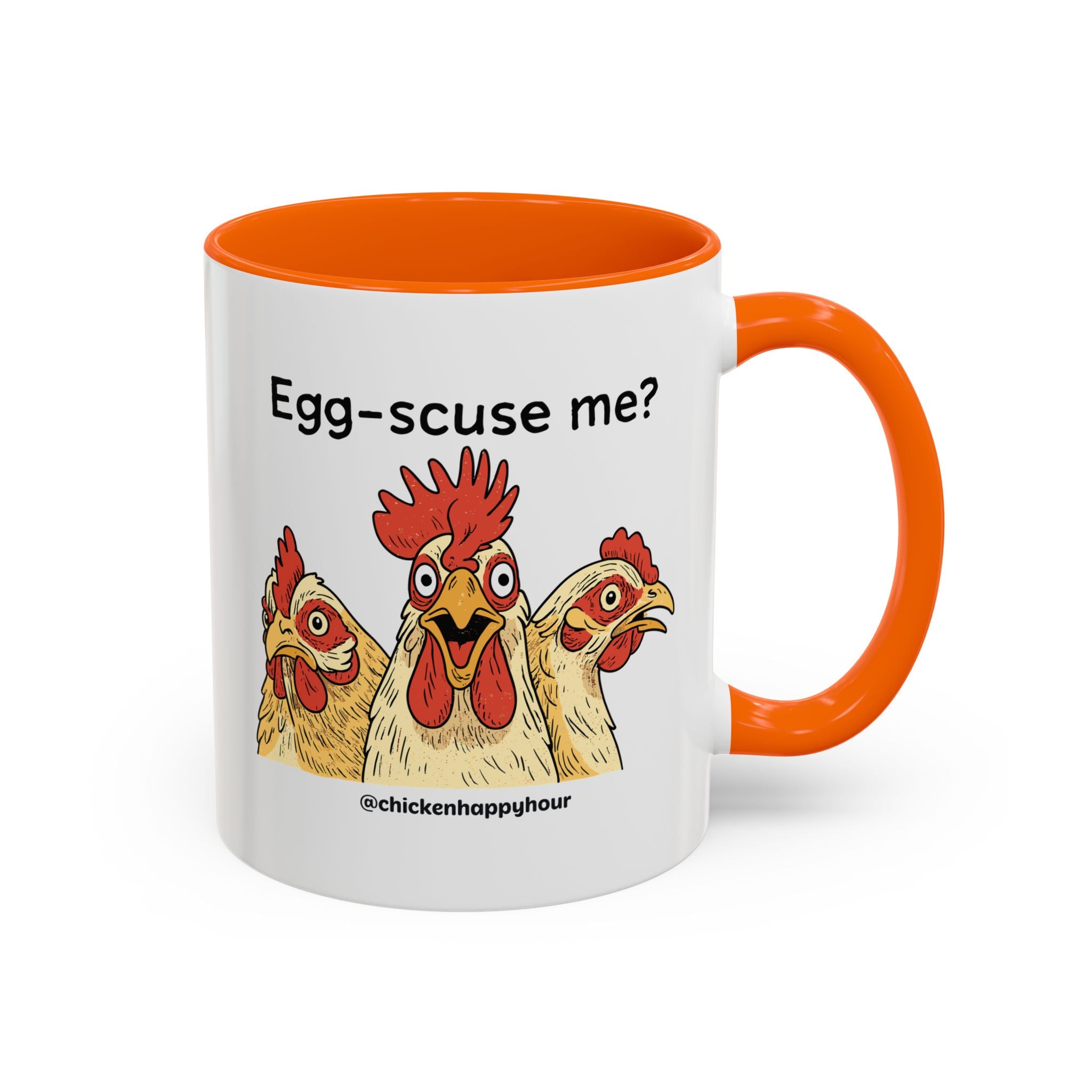 Egg-Scuse Me Coffee Mug