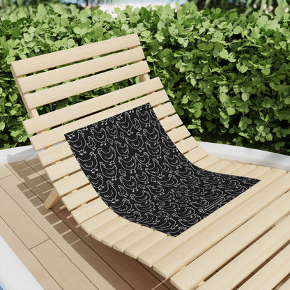 Chicken Pattern Beach Towel