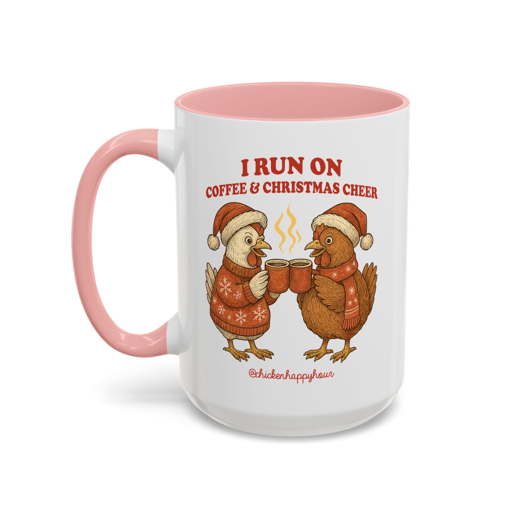 I Run on Coffee & Christmas Cheer Coffee Mug