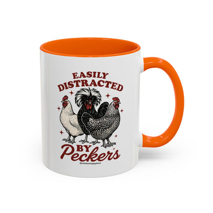 Easily Distracted By Peckers Coffee Mug