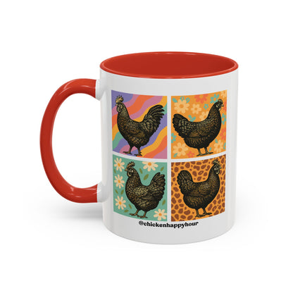 Retro Chicken Coffee Mug