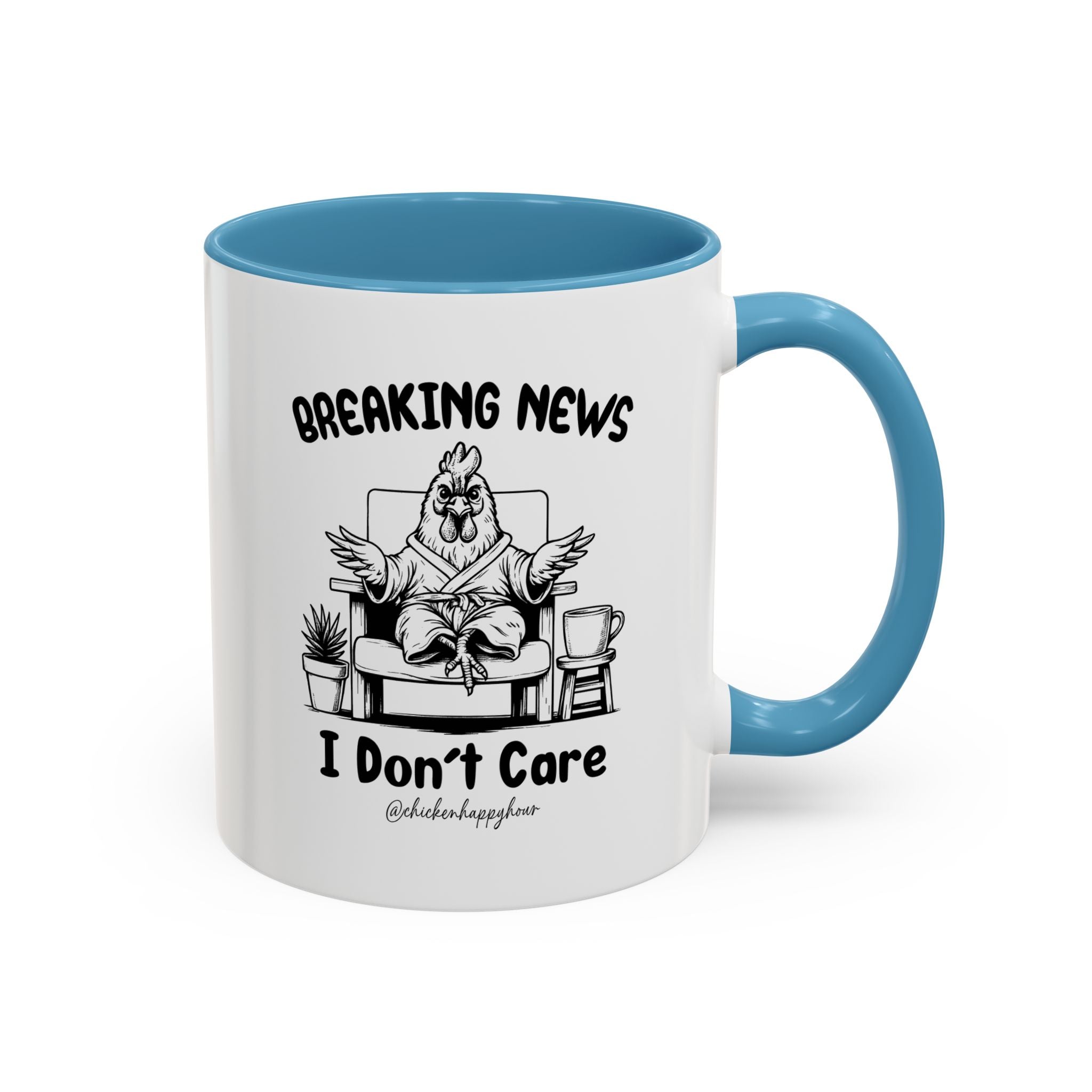 Breaking News I Don't Care Coffee Mug